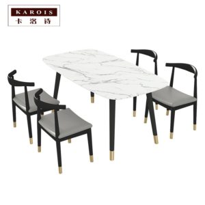 Dining Room Furniture Marble Dining Table And Chair Combination Simple Modern Home Fashion Recgani