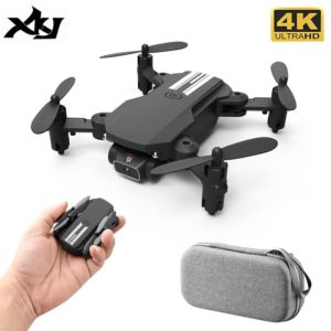 XKJ 2020 New Mini Drone 4K 1080P HD Camera WiFi Fpv Air Pressure Altitude Hold Foldable Quadcopter
