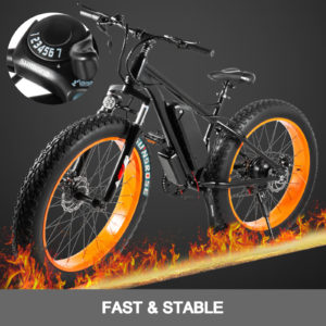 Hot selling S101 snow ebike 26 inch 36V 12A 500W electric bicycle fat tyre Mountain Bike color