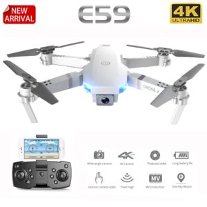 E59 RC Drone 4K HD Camera Professional Aerial Photography Helicopter 360 Degree Flip WIFI Real Time Transmission Quadcopter
