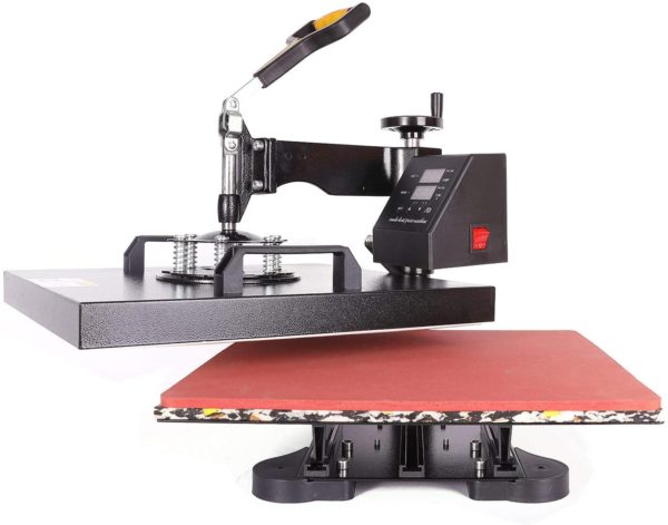 CO-Z 8-IN-1 12’’ X 15’’ Multi-functional Heat Press Machine for T Shirt Mug Hat Plate Cap Mouse Pad Maker and Printer