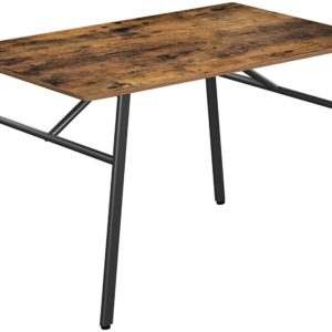 Dining Table,Kitchen Table,Sturdy Steel Frame,47.2 x 29.5 x 29.5 Inches