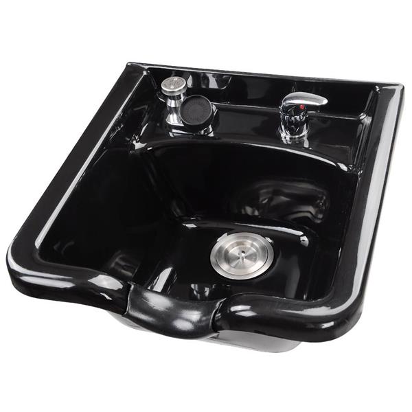 HZ9038 Stable Adjustable Shampoo Basin Shampoo Sinks Black US Warehouse