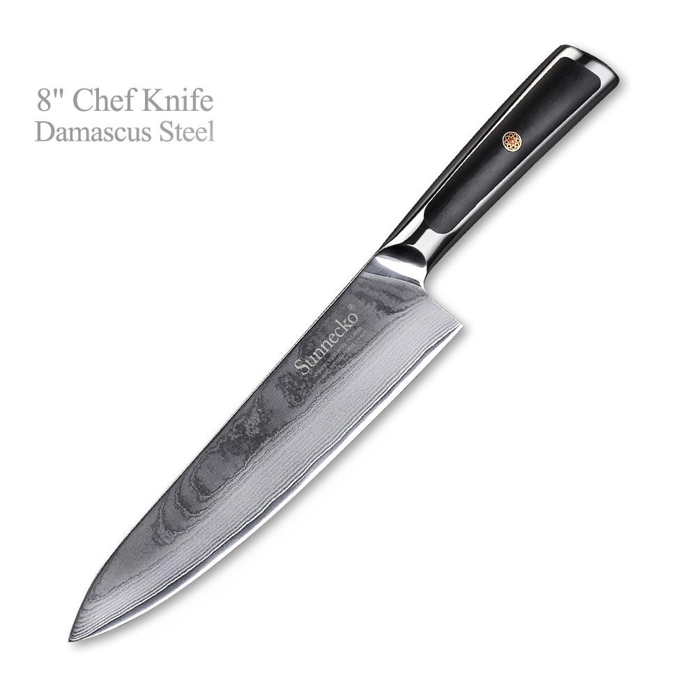 Damascus Steel Chef Knife - ALSUPERSALES