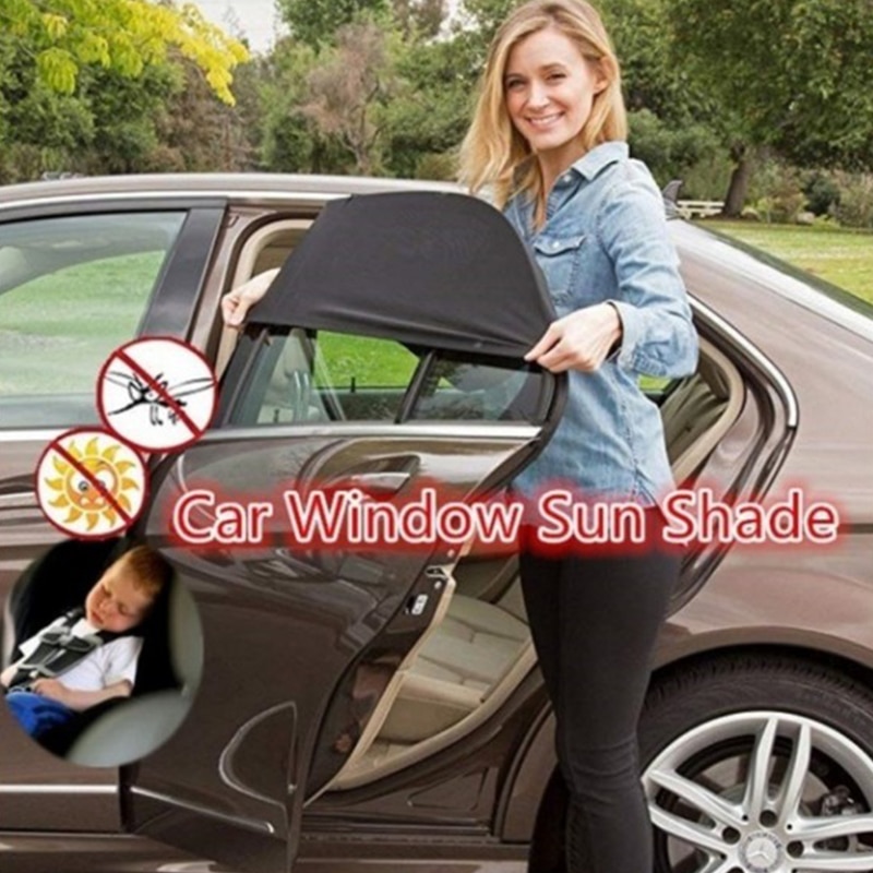 Car curtain black screen sun protection and thermal insulation side window car shade car curtain universal sun protection