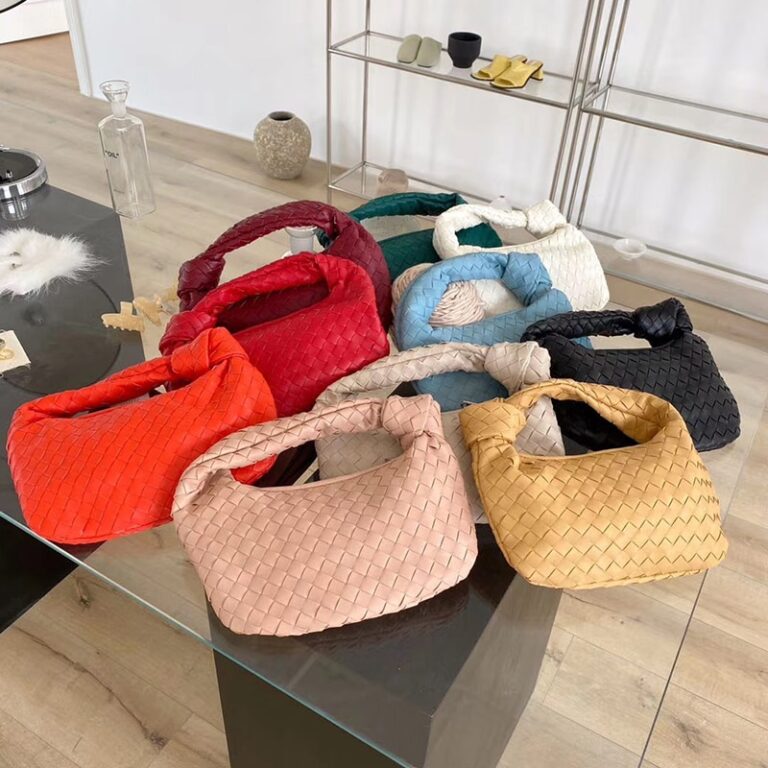 2021 Fashion Handmade Woven Bag Luxury Woven Leather Printed Shoulder ...