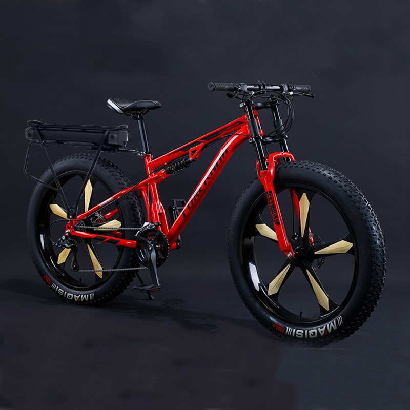 Custom 26inch Fat ebike1500W 48V30ah Li-ion Soft tail snow electric mountain bicycle Hydraulic disc brake maximum range 70-120km