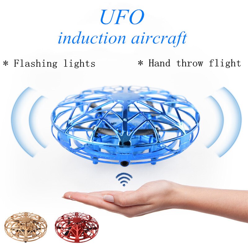 Mini Helicopter UFO RC Drone Infraed Hand Sensing Aircraft Electronic Model Quadcopter Flayaball Small Drohne Toys Dropshipping