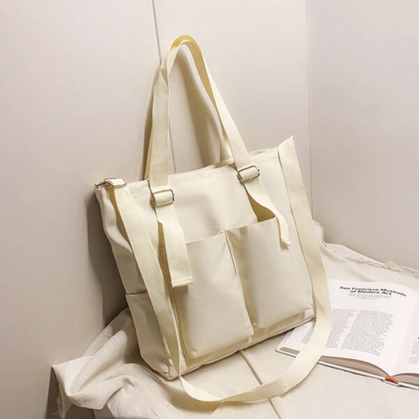 Female Bag Shoppers Simple Fashion Zipper Handbags Shoulder Waterproof ...
